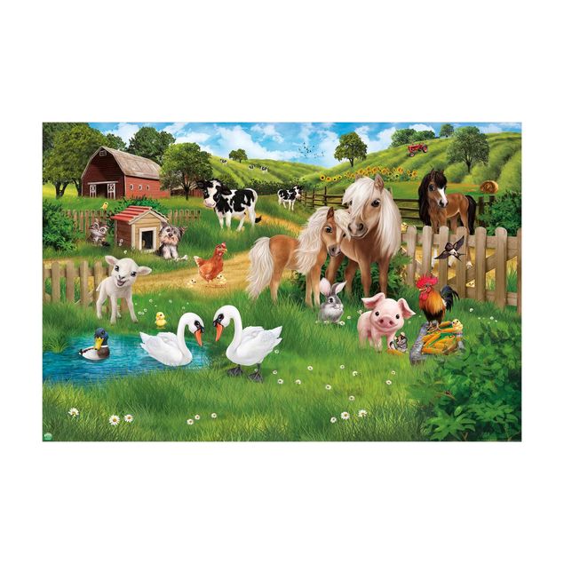 tapete pequenininho Animal Club International - Animals On A Farm