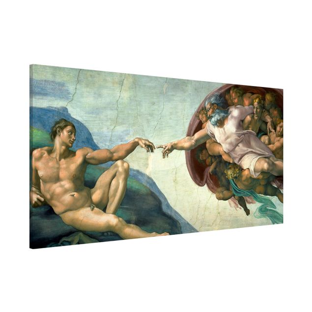 decoraçao para parede de cozinha Michelangelo - The Sistine Chapel: The Creation Of Adam
