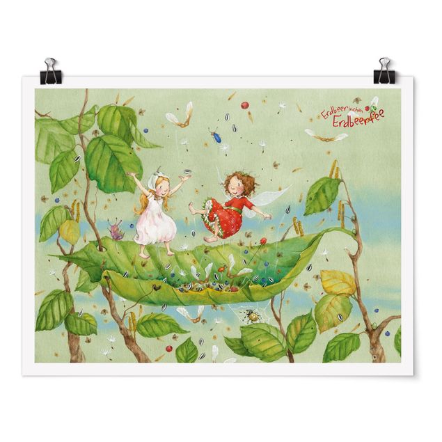 quadros para parede Little Strawberry Strawberry Fairy - Trampoline