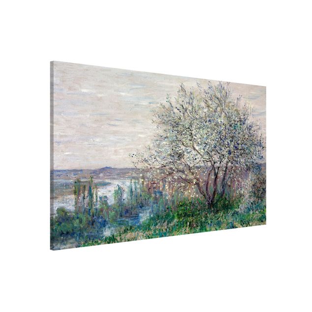 Quadros movimento artístico Impressionismo Claude Monet - Spring in Vétheuil