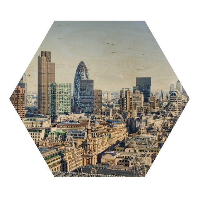 Quadros hexagonais City Of London