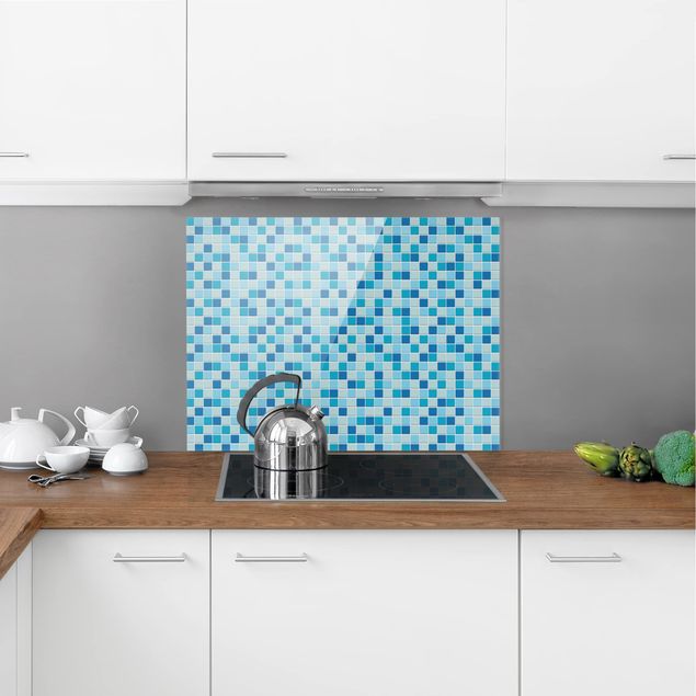 Painel anti-salpicos de cozinha padrões Mosaic Tiles Meeresrauschen