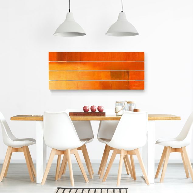 decoração quadros Composition In Orange And Brown 03