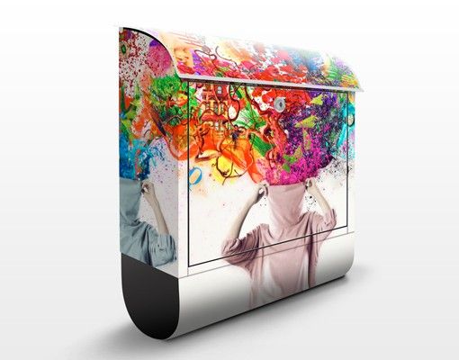 Caixas de correio multicoloridas Brain Explosions