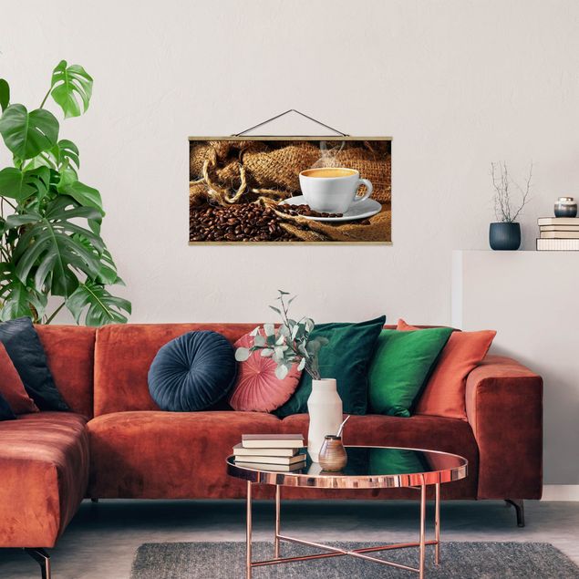 quadros decorativos para sala modernos Morning Coffee