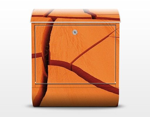 Caixas de correio em laranja African Land