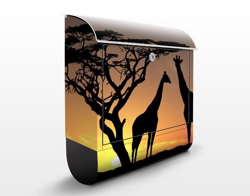 Caixas de correio paisagens African Sunset