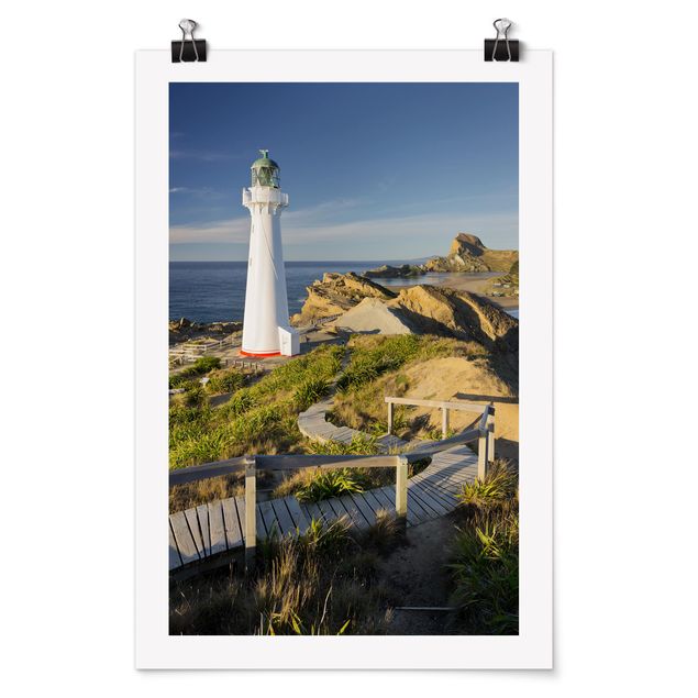 Quadros mar Castle Point Lighthouse New Zealand