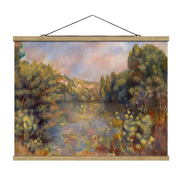 quadro de árvore Auguste Renoir - Lakeside Landscape