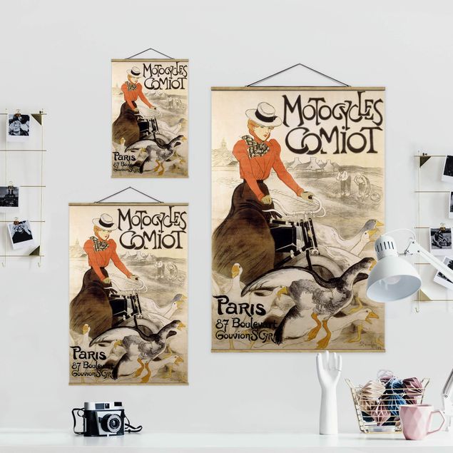 Quadros decorativos Théophile Steinlen - Poster For Motor Comiot