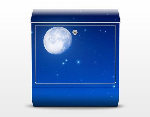 Caixas de correio em azul A Full Moon Wish