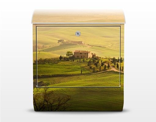 caixa correio verde Chianti Tuscany