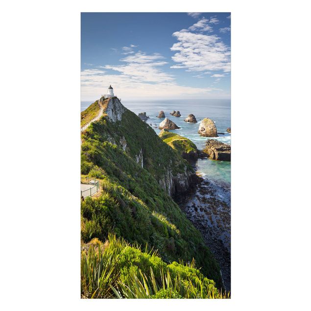 Revestimento de parede para duche Nugget Point Lighthouse And Sea New Zealand