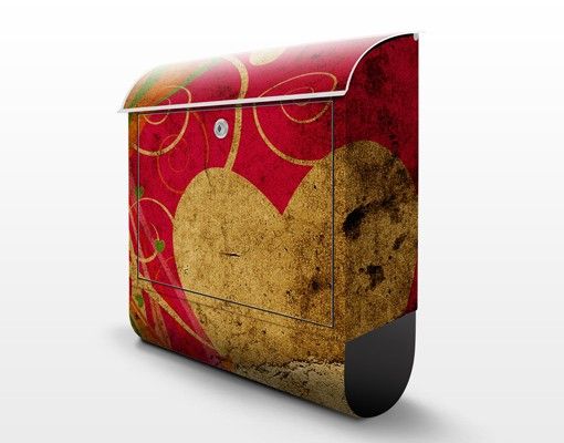 caixa de correio para muro Lava Love
