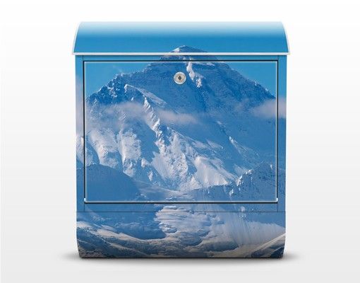 Caixas de correio em azul Mount Everest