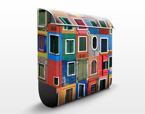 Caixas de correio multicoloridas Windows Of The World