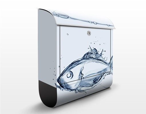 Caixas de correio animais Liquid Silver Fish