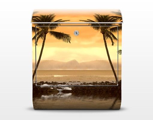 Caixas de correio paisagens Caribbean Sunset I