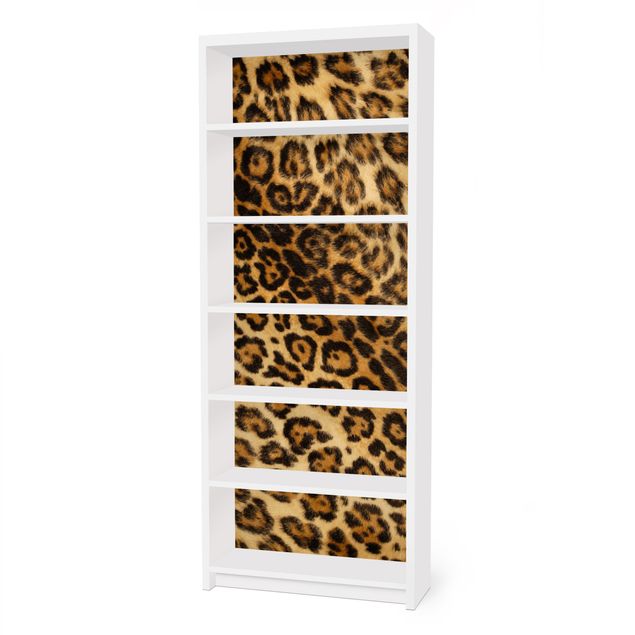 Papel autocolante para móveis Estante Billy IKEA Jaguar Skin