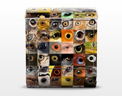 Caixas de correio multicoloridas Eyes of the World