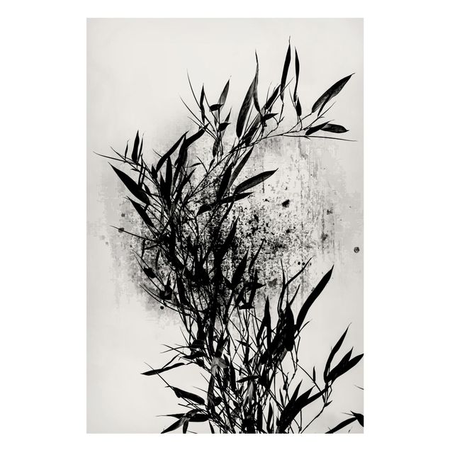 Quadros peixes Graphical Plant World - Black Bamboo
