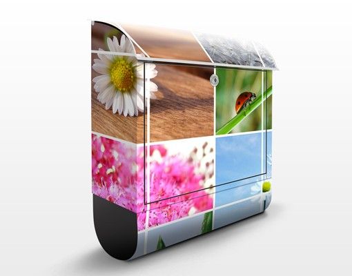 Caixas de correio flores Spring Impression