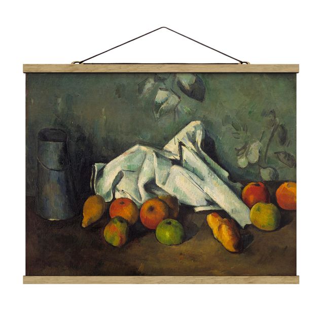 Quadros por movimento artístico Paul Cézanne - Still Life With Milk Can And Apples