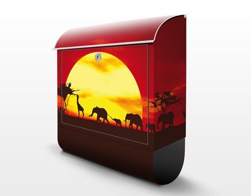 caixas de correio exteriores No.CG80 Sunset Caravan