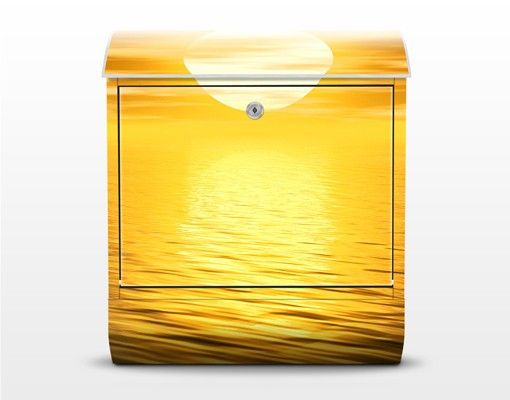 Caixas de correio em amarelo Golden Sunrise