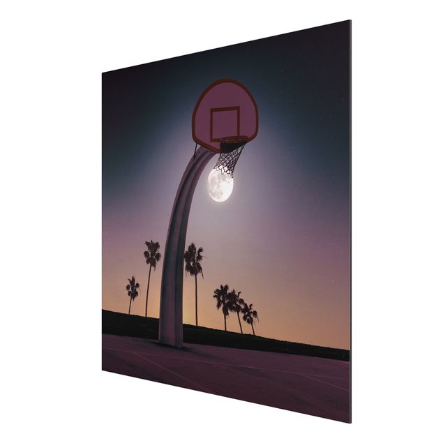 Quadros desporto Basketball With Moon
