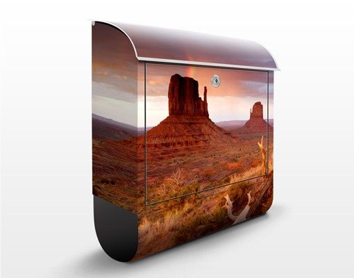Caixas de correio paisagens Monument Valley At Sunset