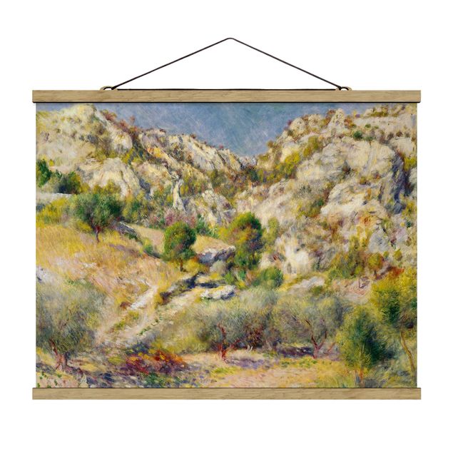 Quadros montanhas Auguste Renoir - Rock At Estaque