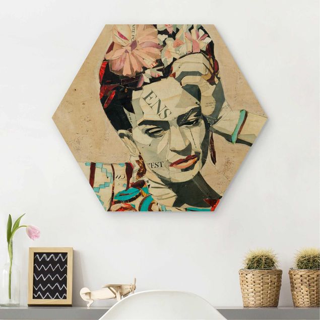 Quadros de Frida Kahlo Frida Kahlo - Collage No.1