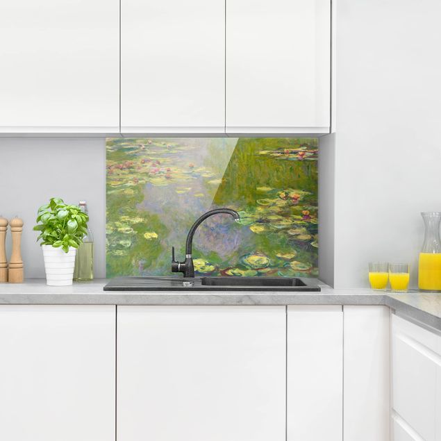 Quadros movimento artístico Impressionismo Claude Monet - Green Water Lilies