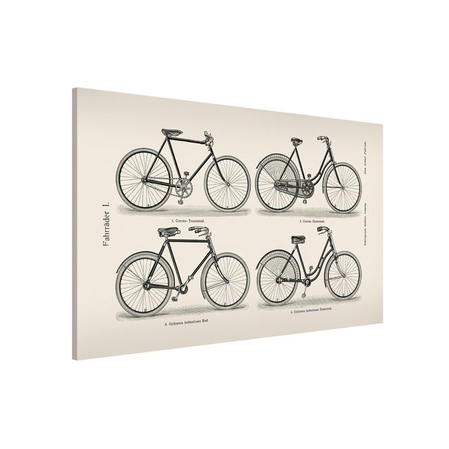 decoraçao para parede de cozinha Vintage Poster Bicycles