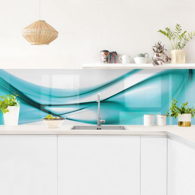 painel anti salpicos cozinha Turquoise Design