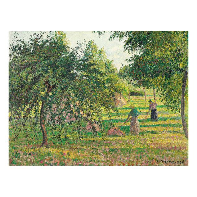 Quadros movimento artístico Pontilhismo Camille Pissarro - Apple Trees