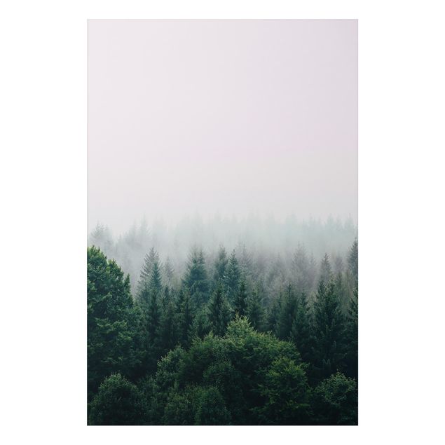 quadro com árvore Foggy Forest Twilight