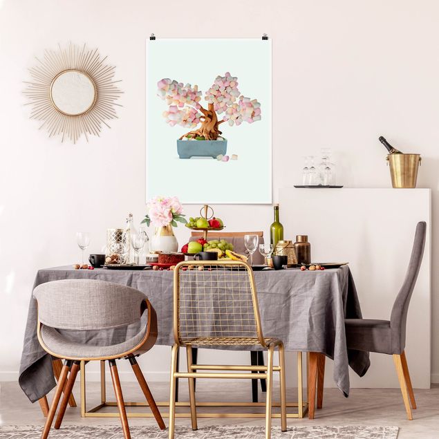 Posters flores Bonsai With Marshmallows