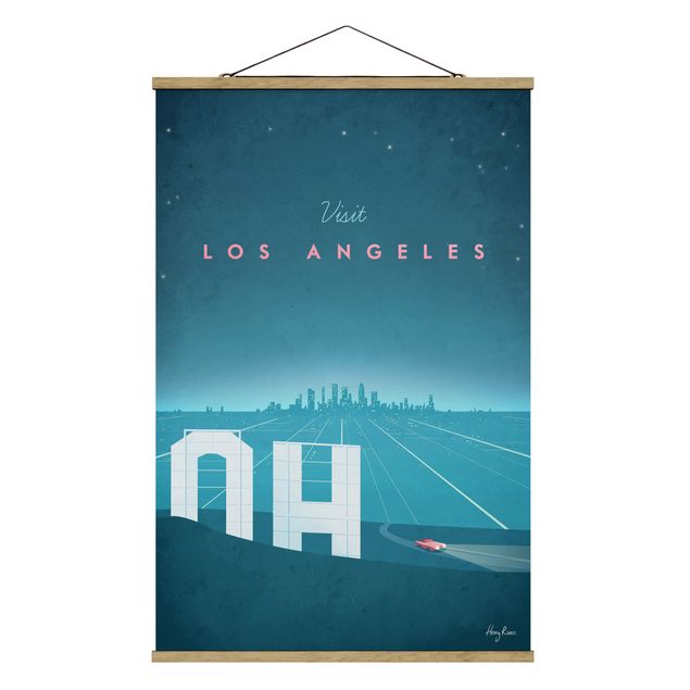 Quadros retro Travel Poster - Los Angeles
