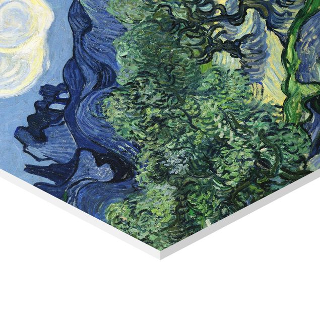 Quadros famosos Vincent Van Gogh - Olive Trees