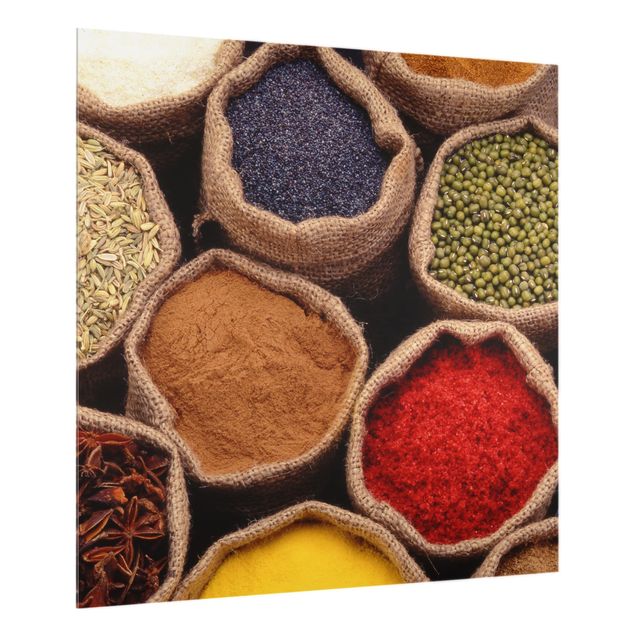 painéis antisalpicos Colourful Spices