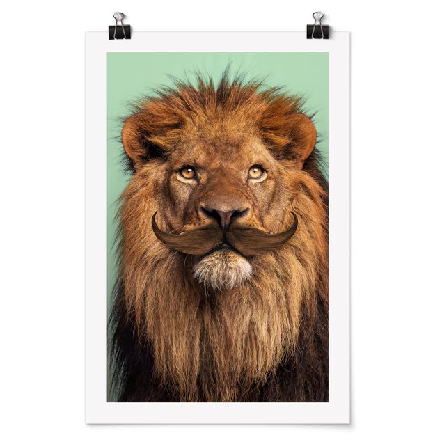 Posters quadros famosos Lion With Beard