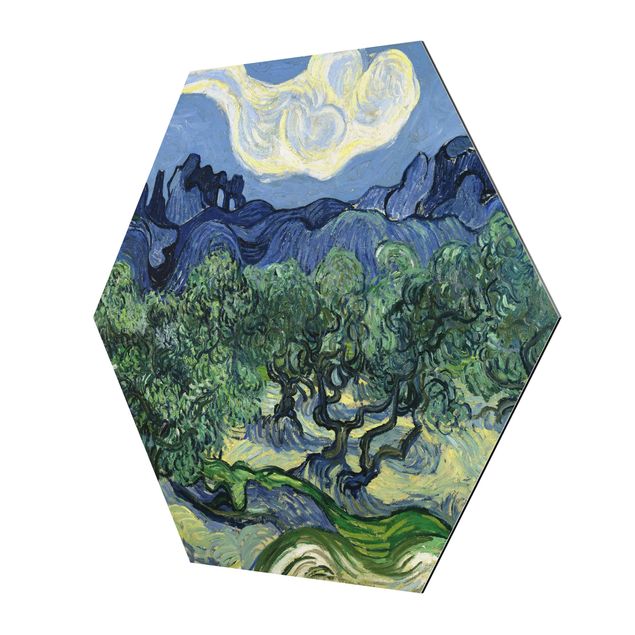 quadro com árvore Vincent Van Gogh - Olive Trees