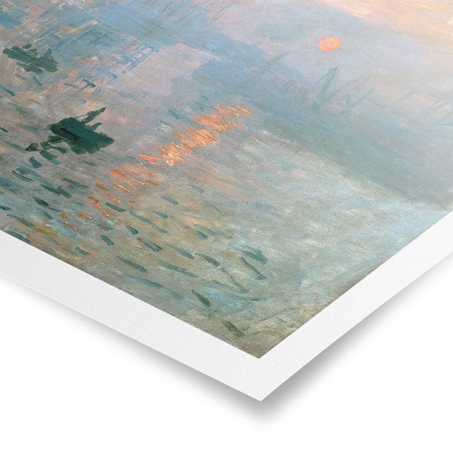 Posters quadros famosos Claude Monet - Impression (Sunrise)