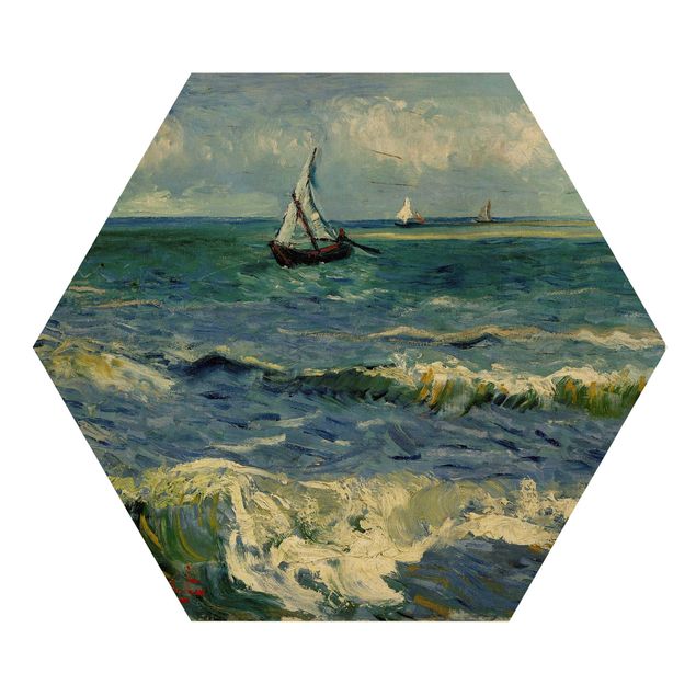 Quadros por movimento artístico Vincent Van Gogh - Seascape Near Les Saintes-Maries-De-La-Mer