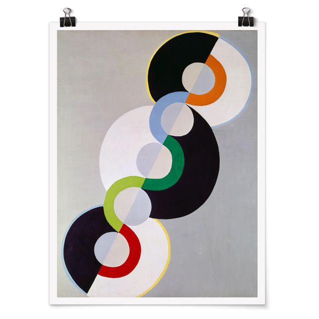 Posters abstratos Robert Delaunay - Endless Rhythm