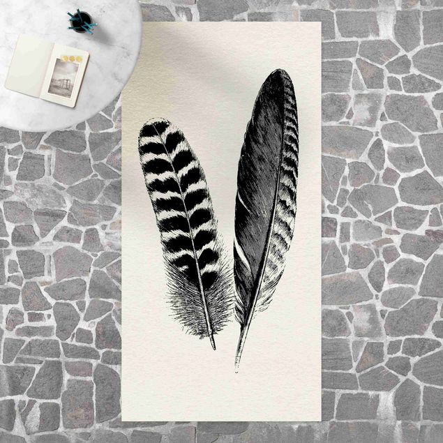 tapete varanda Two Feathers - Drawing