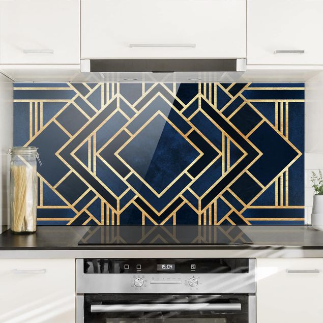 decoraçoes cozinha Art Deco Gold