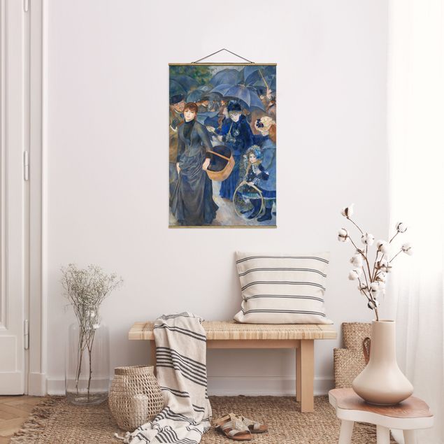 Quadros movimento artístico Impressionismo Auguste Renoir - Umbrellas